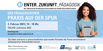 ENTER_ZUKUNFT_PÄDAGOGIK - Online-Jobmesse am 03.02.2023