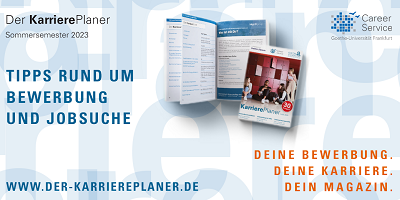 Der KarrierePlaner Ausgabe Sommersemester 2023