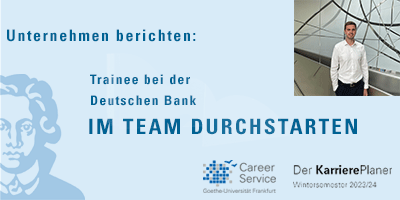 KarrierePlaner WiSe 2023/24 - Deutsche Bank