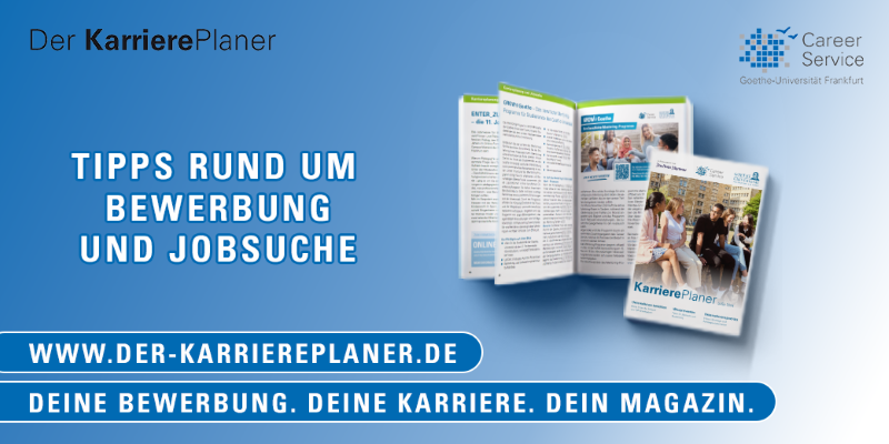 Der KarrierePlaner Ausgabe Wintersemester 2024/25